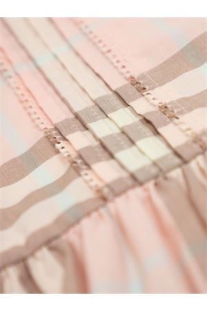 pink cotton dress BURBERRY KIDS | 8121224C4170